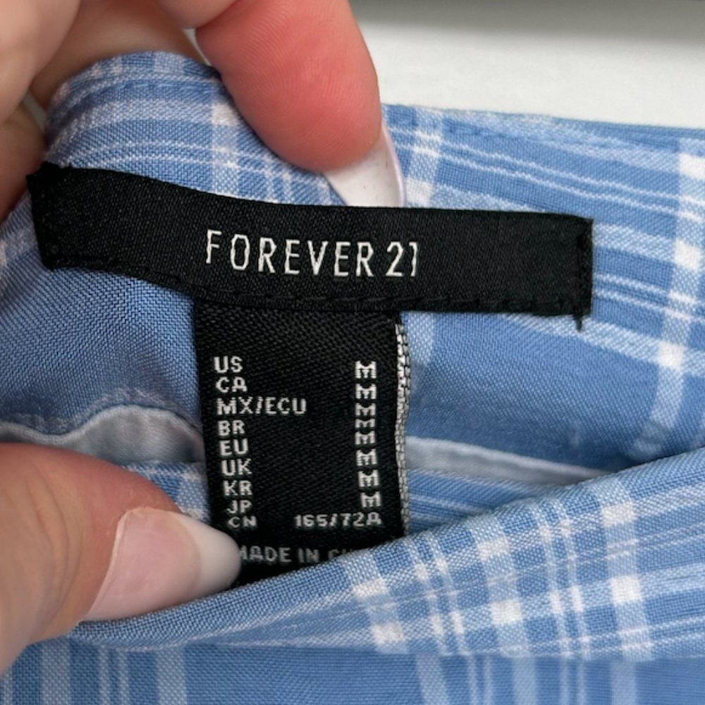 Plaid Blue Skort - Picture 6 of 12